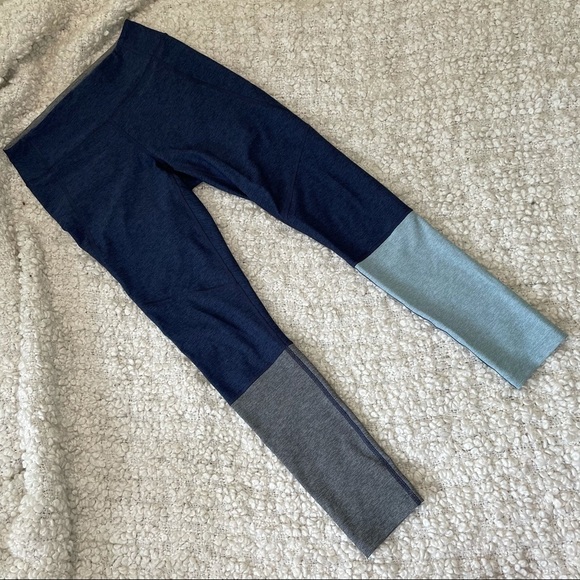 OUTDOOR Voices 7/8 Leggings Dipped Colourblock Small - Picture 2 of 6